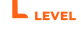 Orange and white Next Level Boost logo on a transparent background