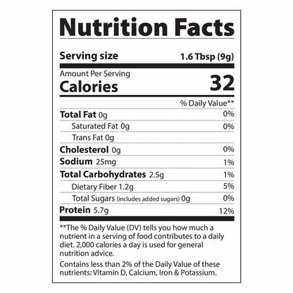 Nutrition Facts label for Next Level Boost Sleep Boost Mushroom Coffee, showing calorie count and ingredient breakdown.